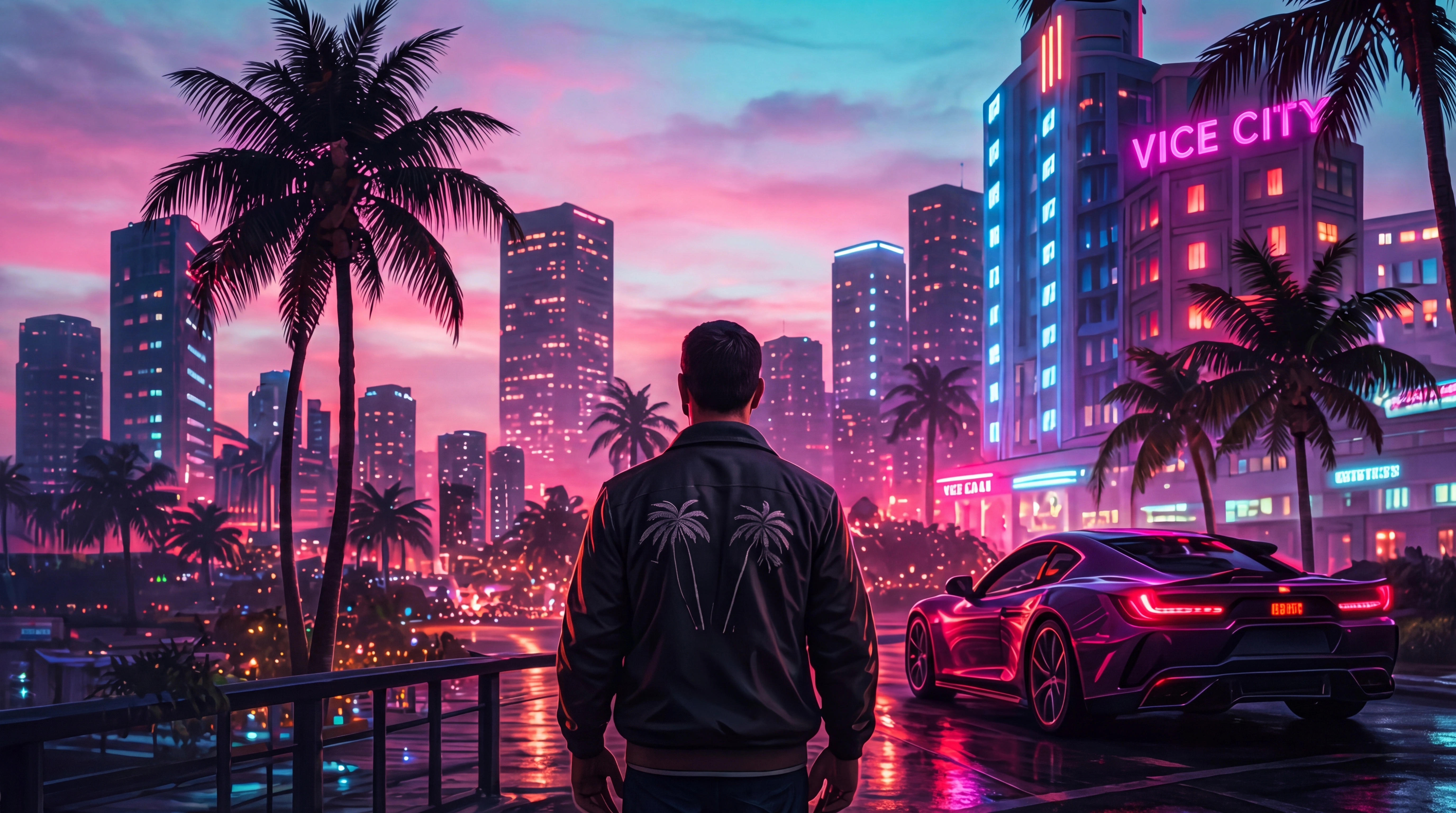 GTA 6 Vice City skyline